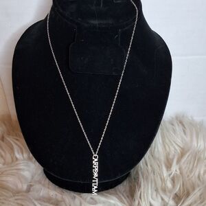 Carpevitam Live  Life Sterling Silver Pendant Necklace